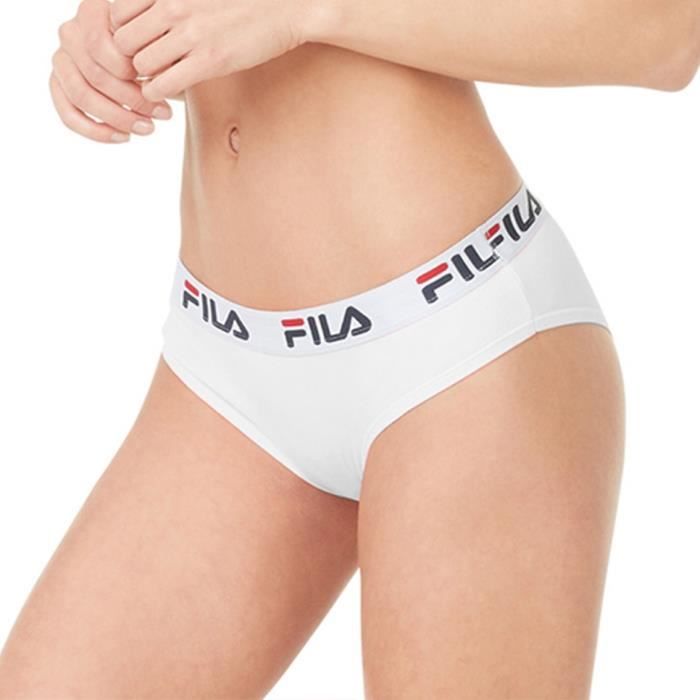 Fila - Boxer FILA Coton Femme Blanc - (M - Multicouleur)