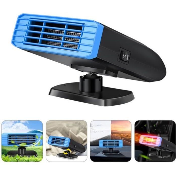 1PC Pratique Professionnel Durable Réutilisable 12V Voiture chauffage d'appoint pour vehicule confort conducteur passager