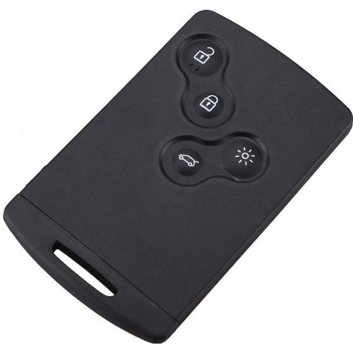 smartcard carte CLE Renault Megane Scenic Captur Laguna 4 boutons COQUE PLIP @Pro-Plip