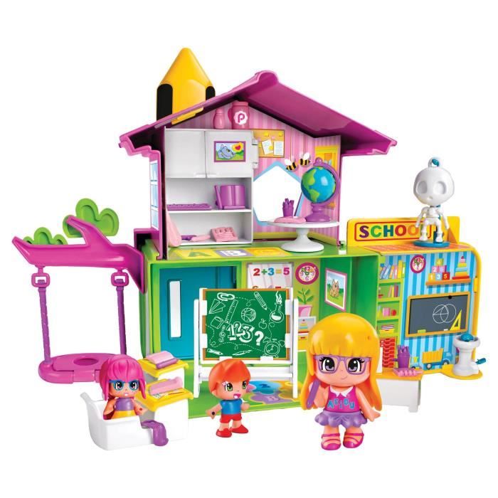 Pinypon - L'Ecole Pinypon et 3 figurines - accessoires inclus