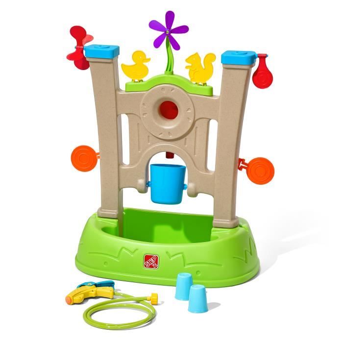 Step2 Waterpark Arcade Jouet à eau | Table d'eau pour enfants avec kit d'accessoires 7 pièces