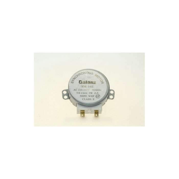 Moteur entrainement plateau pour micro ondes WHIRLPOOL 912624 - - VT256 480120100396 VT254WHSA 858 - BVMPièces