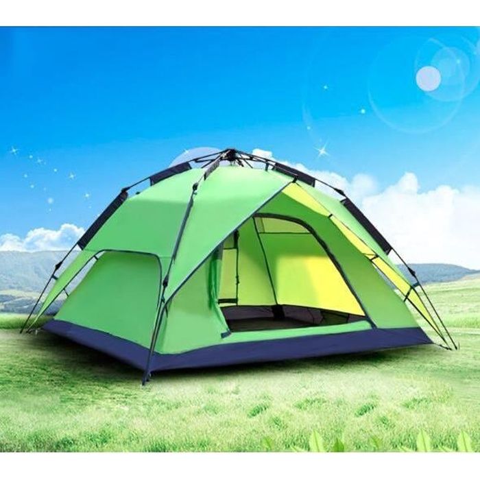 Tente Automatique Extérieure 3-4 Personnes - Tente de Camping Camping Car Camper Vitesse Rapide