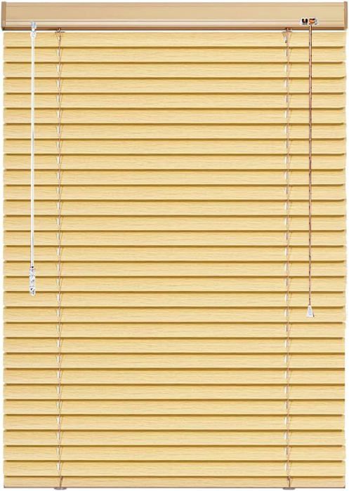 FURNISHED Stores Vénitiens Pour Fenêtres, Volets En PVC Faciles à Poser, Recoupables, Lames 25 Mm, Fixation Sûre Enfants, Idéal Cuisine/Maison - Argent 75W X 150L Cm
