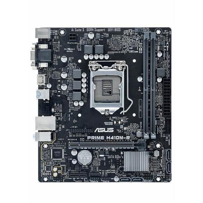Carte mère ASUS PRIME H410M-R Intel H410 LGA 1200 2xDDR4 64GB Micro ATX - Asus