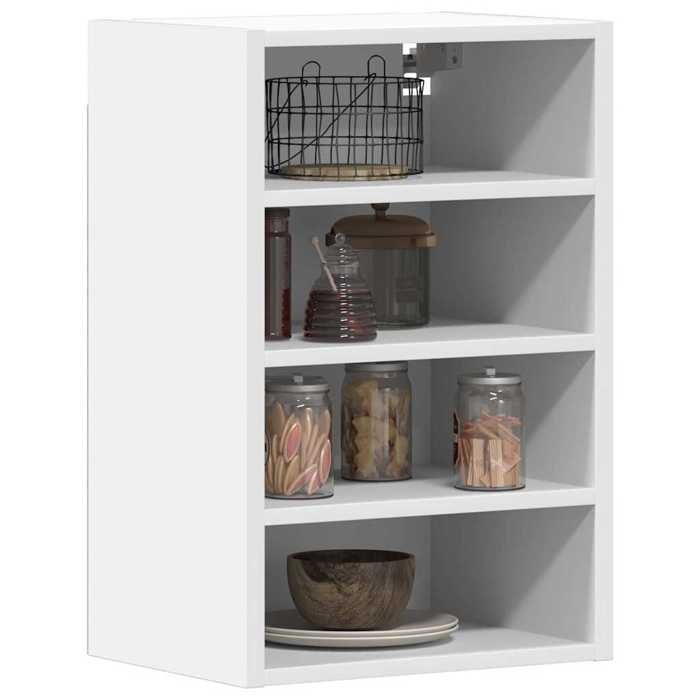 vidaXL Armoire suspendue Riga Blanc 40 x 295 x 60 cm Bois dingénierie 854175
