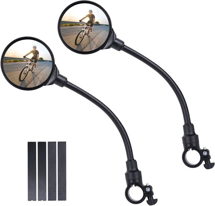 Rétroviseur Guidon Selle Italia Eyelink - Noir Carbone - Vision Panoramique Vélo