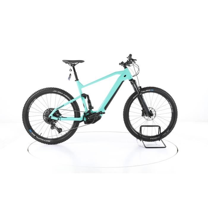 Vélo électrique - HoheAcht Mola Monto - bleu - VTT électrique tout suspendu - Shimano 630 Wh Reconditionné - Hoheacht