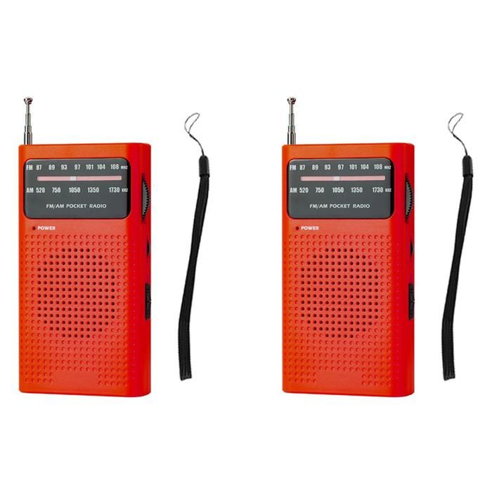 Radio Portable,Radio D'Urgence À Manivelle,Mini Radio De Poche Auto