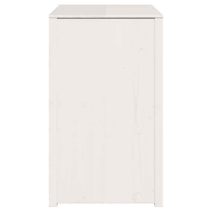 Moderne Placard/Armoire de cuisine SWEETY Meuble bas de rangement avec étagère Blanc chaud 106x55x92 cm BB2381