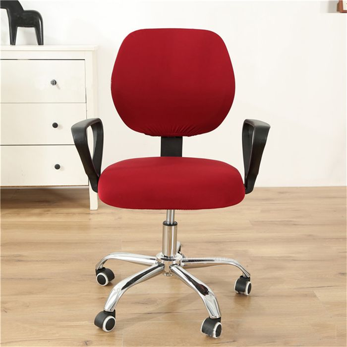 Housse de chaise extensible - LUNSY - Compatibilité universelle - 36-50 cm dossier - 38-52 cm assise