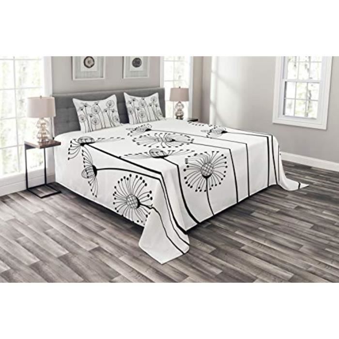 Couverture Polaire Dreamscene Noir - 120x150 Cm - Douce Et Chaud - Pour Canapé Ou Lit