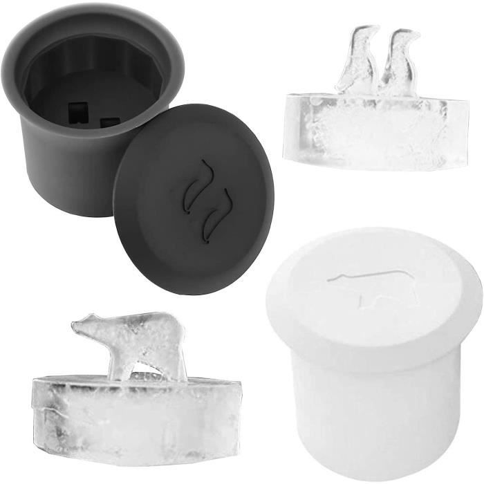 Moules à Glaçons En Silicone En Forme De Pingouin - Lot De 2 - Pour Glaces, Chocolats, Bonbons - Idéal Pour Desserts Et Boissons