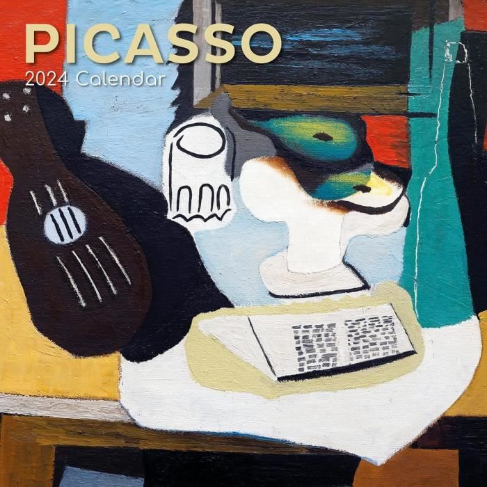 Calendrier mural 2024 Pablo Picasso 16 mois