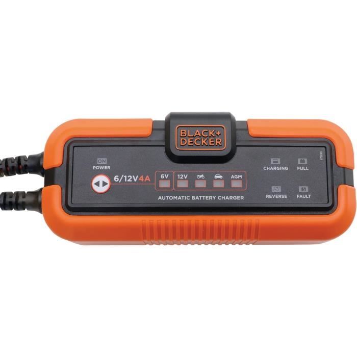 Chargeur De Batterie Intelligent OSRAM 6V/12V 4A - Compatible Start/Stop, Batteries Plomb, Gel, AGM, Jusqu'à 90Ah