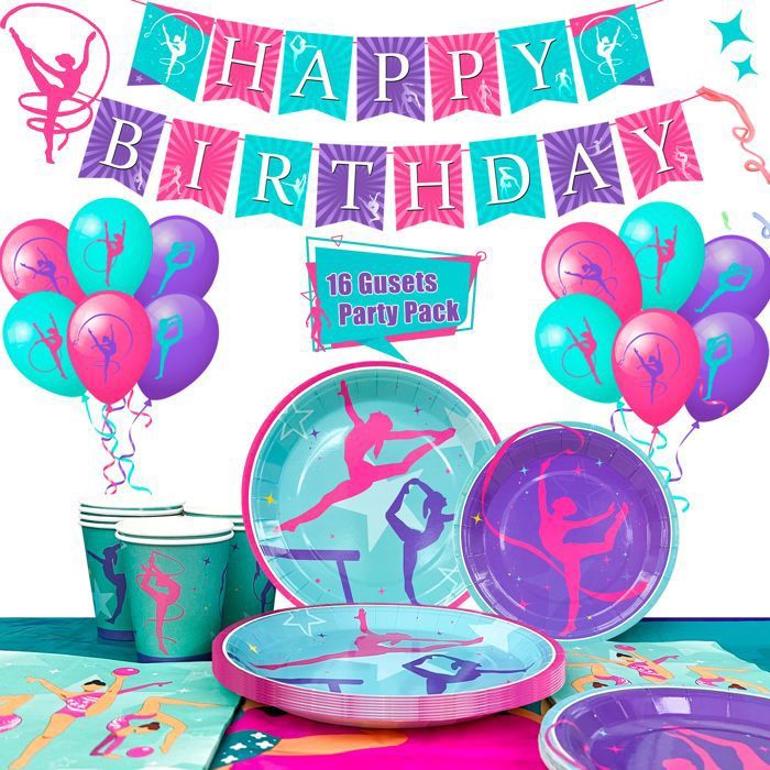 Kit De Décoration Anniversaire Redball - Nappe, Assiettes Et Serviettes | Déco De Fête Complète Pour Anniversaire - 6