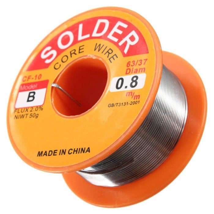 Bobine De Fil à Souder 63/37 - 2.0mm, 1kg (1000g) Neuf - Marque HengTai, Référence 51-10-0022