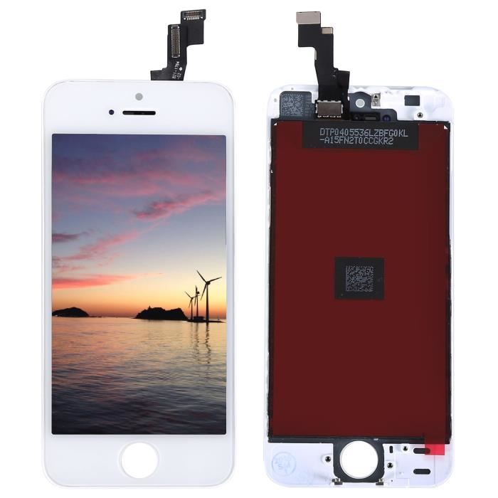 Support / cache métallique écran LCD iPhone 5S / SE - Neuf