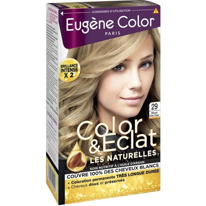 Eugène Color Les Naturelles Crème Colorante Permanente n°29 Blond Très Clair