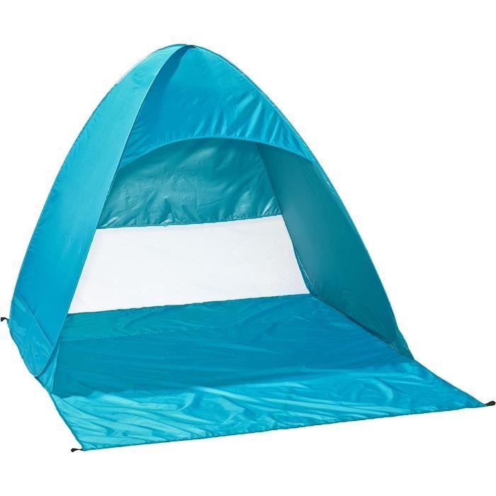 COMMOUDS Tente de plage pour 4 à 5 personnes, abri de plage UPF 50 , légère et facile à installer et à transporter, abri familial pour camping, pêche, pique-nique, extérieur COMMOUDS Tente de plage pour 4 à 5 personnes, abri de plage UPF 50 , légère et facile à installer et à transporter, abri familial pour camping, pêche, pique-nique, extérieur