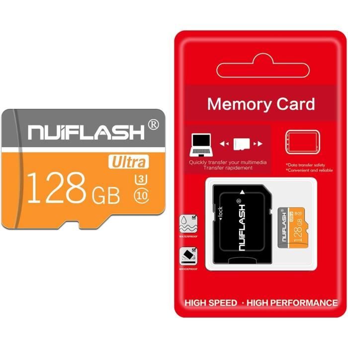 128 Go Mémoire Carte Micro SD Card SanDisk Memory Card TF - Micro SD Card  170 Mo - S A2 V30 U3 pour Camera - Cdiscount Appareil Photo