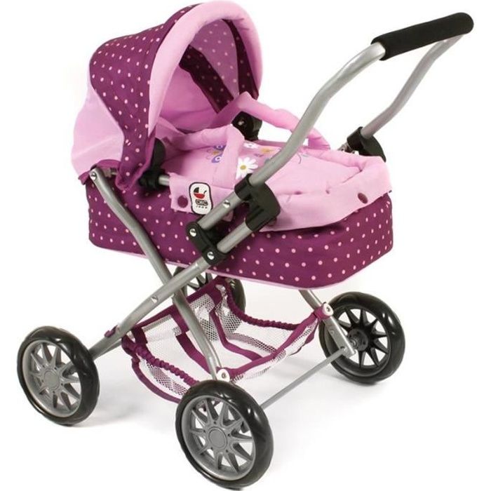 Poussette pour poupee Bayer Chic 2000 Couleur Mure a poids Pour poupees jusqu a 53 cm Cdiscount Jeux Jouets