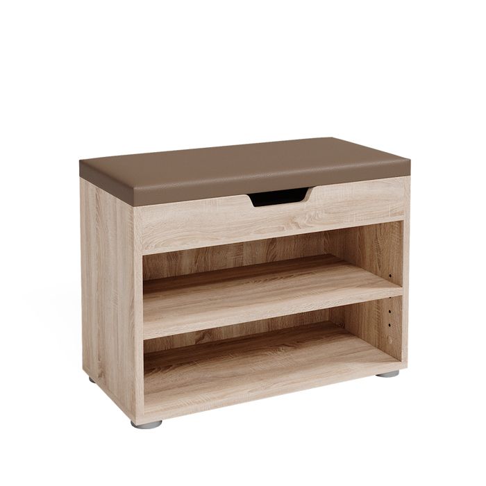 Banc pour chaussures Rolfe 60x45cm Sonoma Vicco 20781 Banc pour chaussures Rolfe 60x45cm Sonoma Vicco 20781