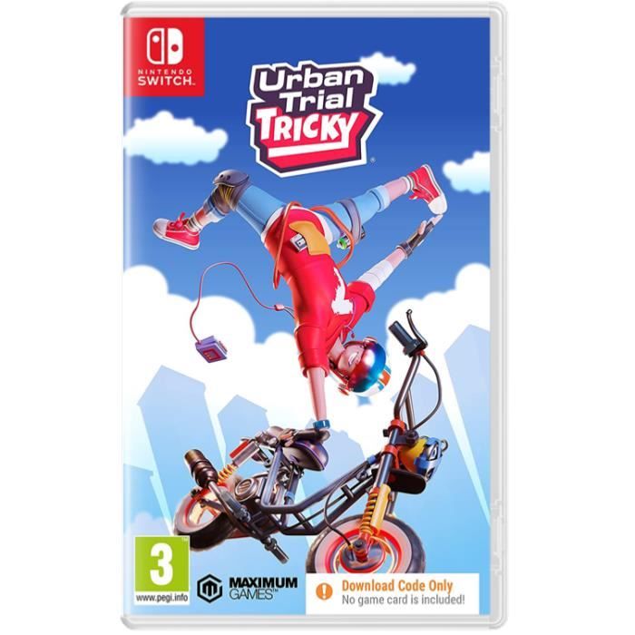 Jeu vidéo NINTENDO SWITCH Urban Trial Tricky Code de téléchargement PEGI 3+ Sport