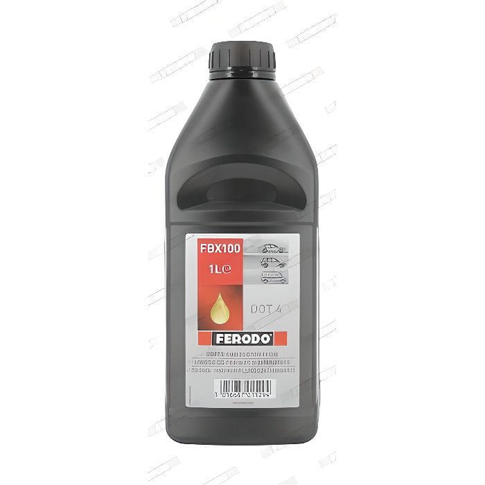 FERODO Liquide de frein FBX100 DOT4 - 1L