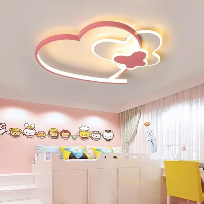 Plafonnier Chambre Enfant Led étoile Plafonnier Pour Enfants Filles Chambre étude Nuage Plafonnier Coeur Forme Rose Enfant Enfant Lustre éclairage Chambre Bebe Complete