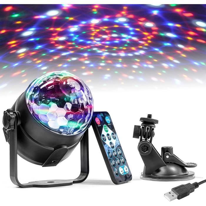 Disco Lights - Projecteur boule lumineuse avec activation sonore