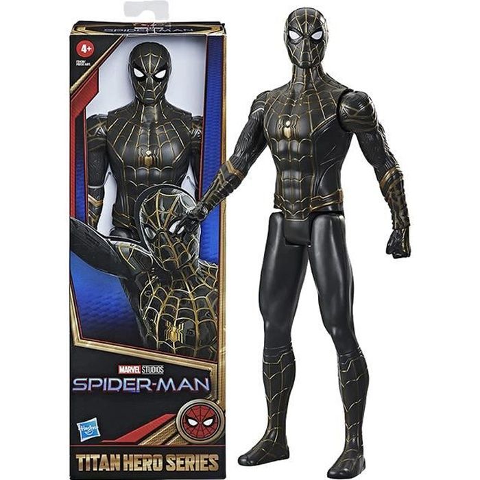 Figurine Spiderman noir Marvel figure Logan film collection modèle