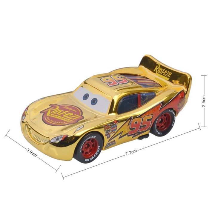 Couleur or McQueen Pixar Cars 3 Flash McQueen Rust-eze Mater 1:55 En métal  moulé sous pression Modèle De Voit - Cdiscount Auto