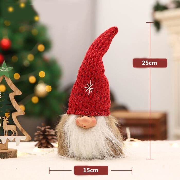 SUNNYCLUE Kit Crochet Noël Débutant – Bonhomme Neige, Elk, Père Noël – Tutoriel Vidéo & Tout Inclus