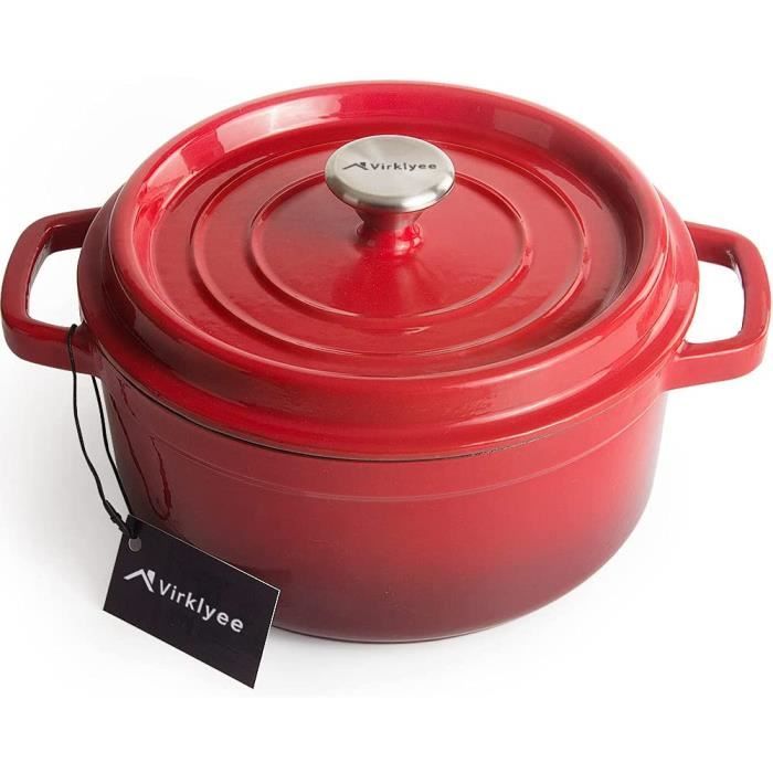 Cocotte Baumalu24 Cm - Forme Ronde - Bleu Vert - Casserole - Poêle