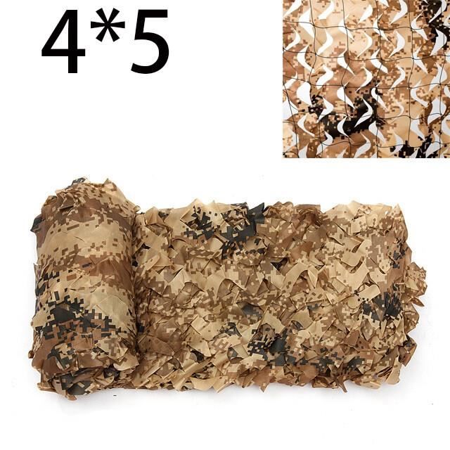 Filet de protection solaire d'extérieur pour camouflage, camping