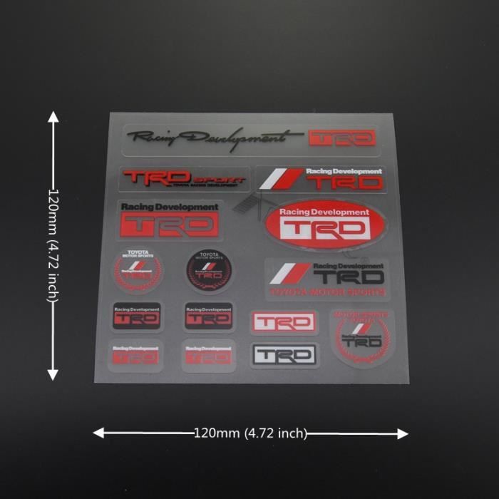 Autocollant Voiture Style JDM Japonais – Honda, Nissan, Suzuki – Motif SPOON SPORT Noir
