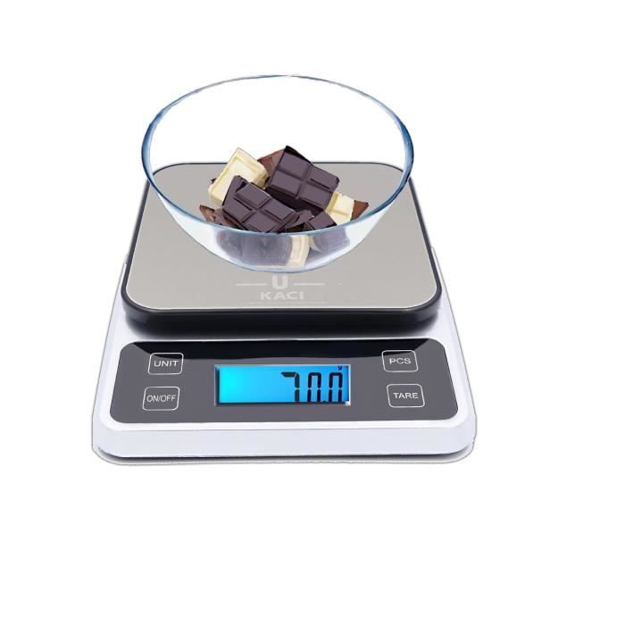 Balance Cuisine Electronique 10Kg -22Lb, Balance Numérique Avec Lcd ...
