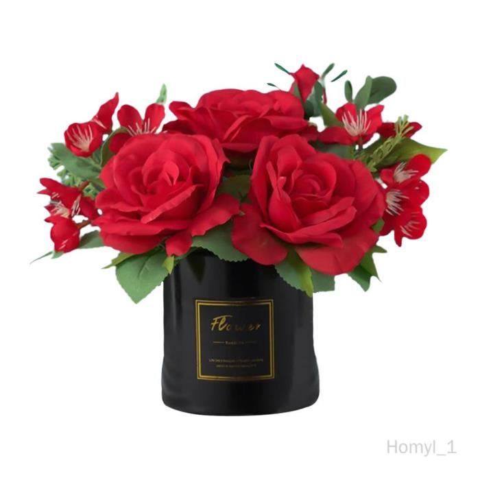 Bouquet De Fleurs Artificielles D'automne En Soie - Arrangement Prêt à Poser Dans Un Vase, Déco Intérieur