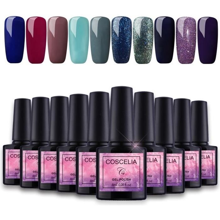Lot De 4 Vernis à Ongles Nocibe - Couleurs Variées - Neuf Sous Emballage D'origine