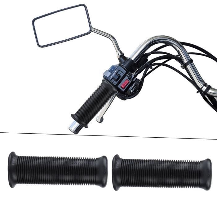 2Pcs 22mm Poignées De Guidon Moto Vintage Vintage Star Decor Handle Bar Ends Poi