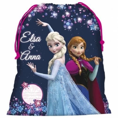 Sac De Piscine Disney Frozen Reine Des Neiges - Pour Enfant Fille, Bleu, Dimensions 41x30 Cm, Neuf Avec étiquettes