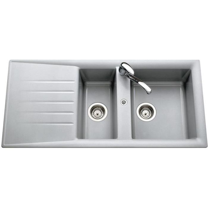 Emeraude Evier 1 grand bac 1 /égouttoir EWI