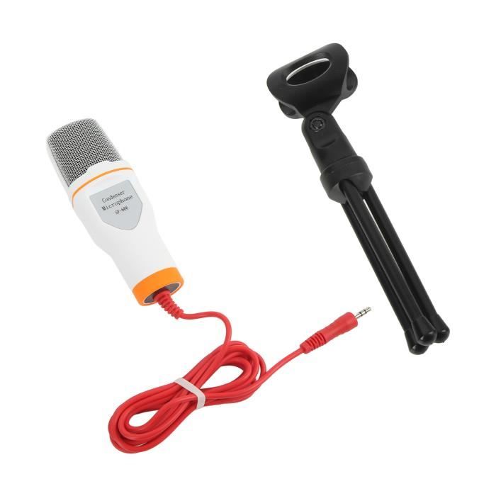 10 Microphones à Condensateur 6027 MIC - Câble 6x2.7mm - Pour Téléphone, MP3, Ordinateur - Suppression Bruit