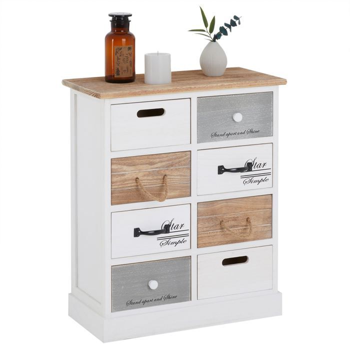Ebern Designs 5 commodes pour la chambre à coucher, commode haute 51 po