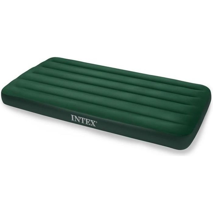 Matelas gonflable Airbed 1 place Fiber Tech Special Vert