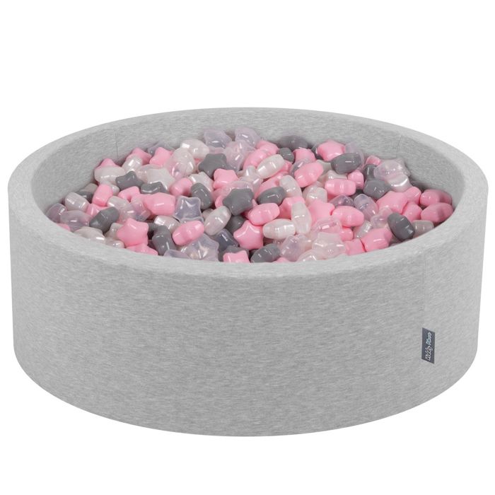 Piscine à Balles 7Cm pour Bébé Carré Fabriqué En UE, Gris Piscine à Balles 7Cm pour Bébé Carré Fabriqué En UE, Gris