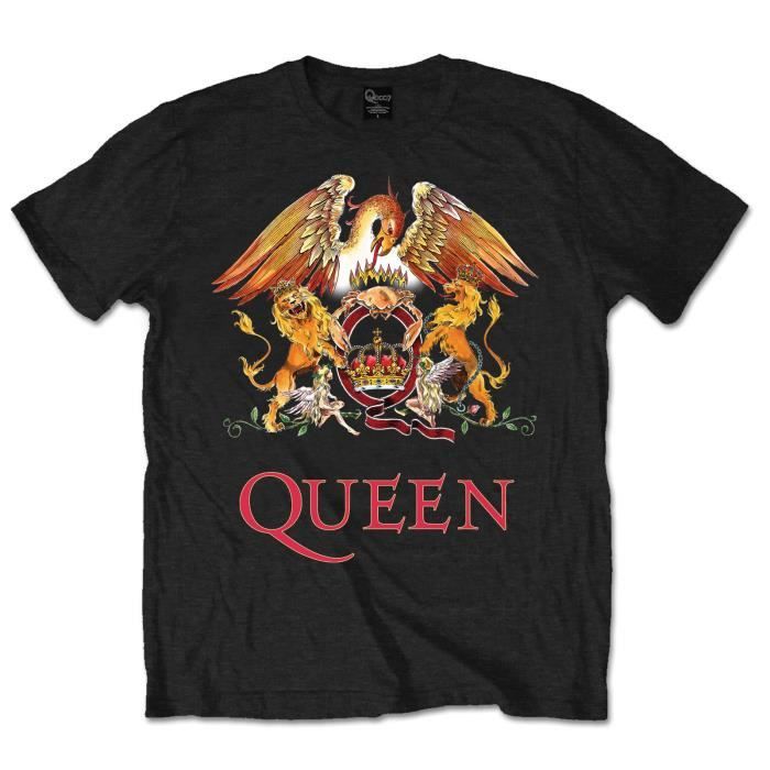 Queen Live Tour 1976 Freddie Mercury Rock Officiel T-Shirt Hommes Unisexe