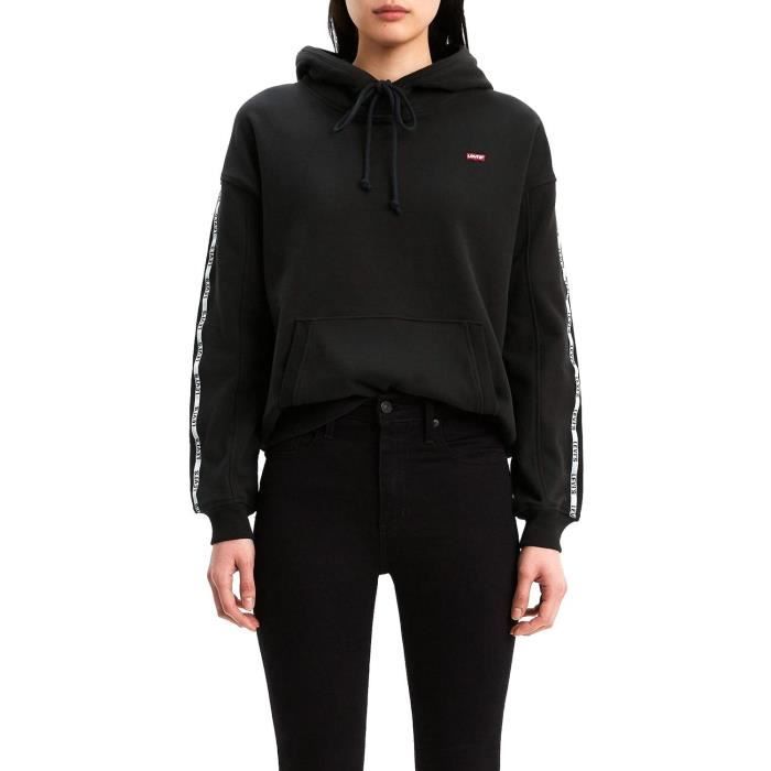 sweatshirt femme noir