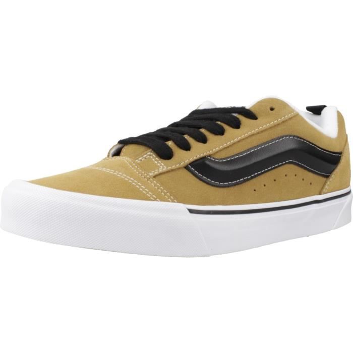 Vans Baskets - VANS - KNU SKOOL - Brun clair - Lacets - Mixte - Plat